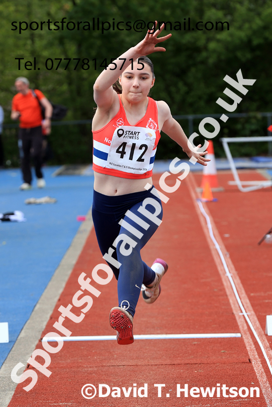 Triple Jumb, 2026 North Eastern Track and Field Champs, Shildon, County Durham. Photo: David T. Hewitson/Sports for All Pics